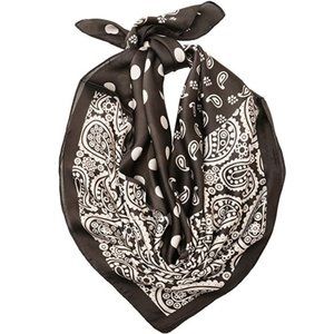 Square Satin Silk Scarf